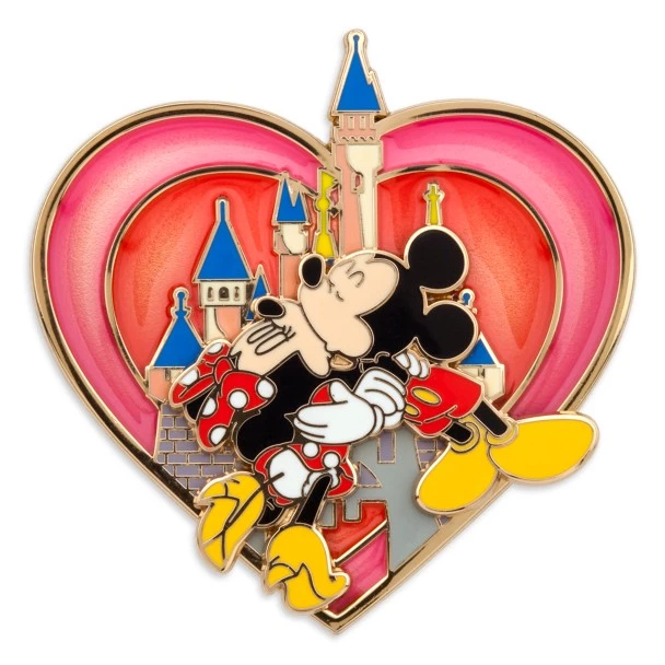 Disney Mickey And Minnie Mouse Kissing Pin 4 Disney Mickey And Minnie Mouse Kissing Pin - Image 2