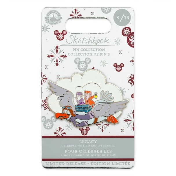 Disney The Rescuers Legacy Sketchbook Pin – 45th Anniversary – Limited Release 4 Disney The Rescuers Legacy Sketchbook Pin – 45th Anniversary – Limited Release - Image 2
