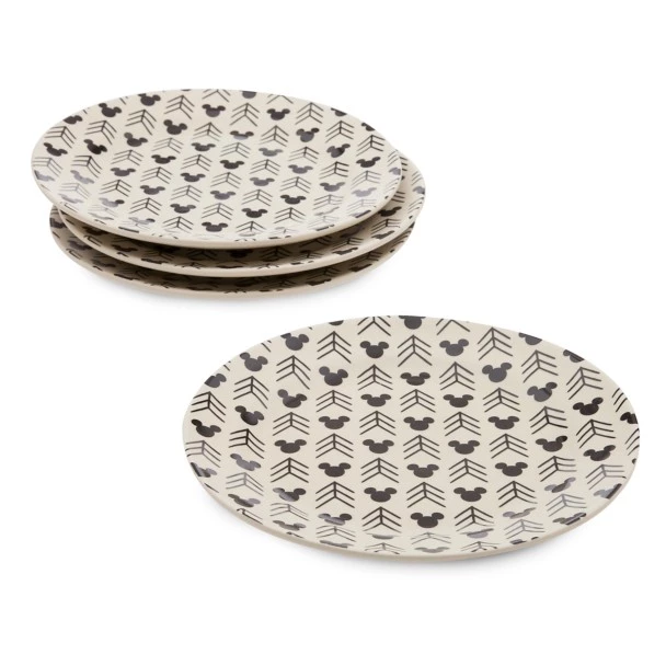 Mickey Mouse Salad Plate Set – Disney Homestead Collection 4 Mickey Mouse Salad Plate Set – Disney Homestead Collection - Image 2