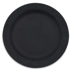 Mickey Mouse Dinner Plate – Black – Disney Homestead Collection