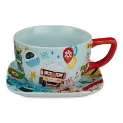 Disney Pixar Holiday Soup Mug And Plate Set