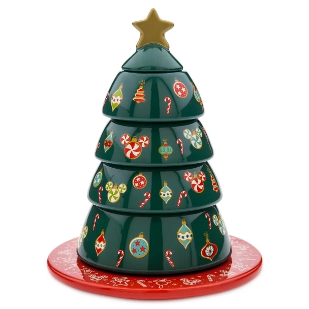 Disney Mickey Mouse Christmas Tree Stacking Measuring Cup Set 6 Disney Mickey Mouse Christmas Tree Stacking Measuring Cup Set - Image 4