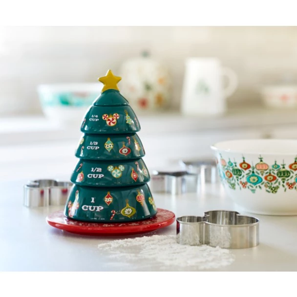 Disney Mickey Mouse Christmas Tree Stacking Measuring Cup Set 7 Disney Mickey Mouse Christmas Tree Stacking Measuring Cup Set - Image 5