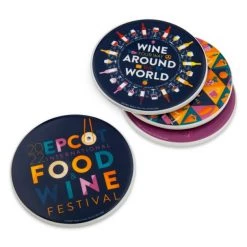Disney EPCOT International Food & Wine Festival 2022 Coaster Set