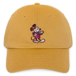Disney Mickey Mouse Genuine Mousewear Baseball Cap For Adults – Gold