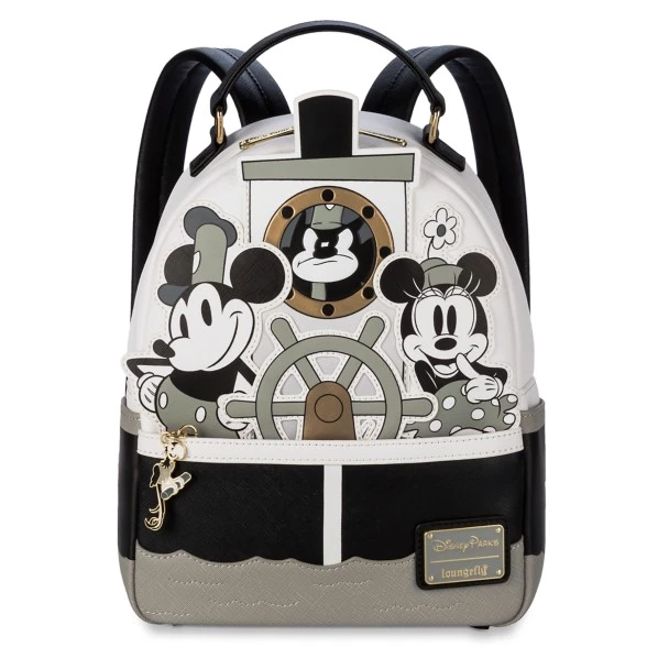Disney Steamboat Willie Loungefly Mini Backpack 3 Disney Steamboat Willie Loungefly Mini Backpack