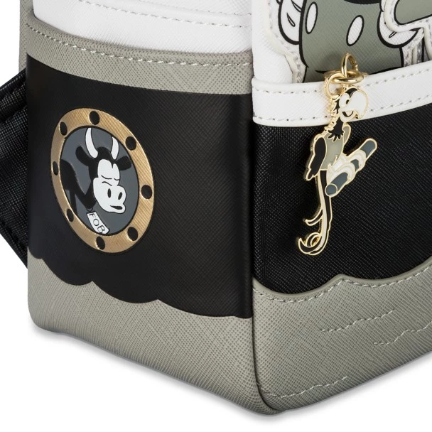 Disney Steamboat Willie Loungefly Mini Backpack 5 Disney Steamboat Willie Loungefly Mini Backpack - Image 3
