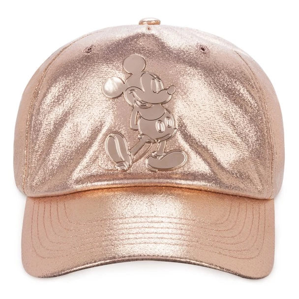 Disney Mickey Mouse Rose Gold Baseball Cap For Kids 3 Disney Mickey Mouse Rose Gold Baseball Cap For Kids