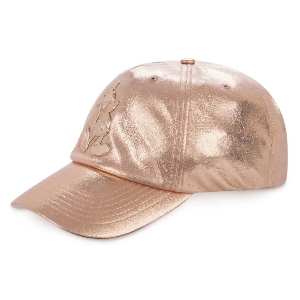 Disney Mickey Mouse Rose Gold Baseball Cap For Kids 4 Disney Mickey Mouse Rose Gold Baseball Cap For Kids - Image 2