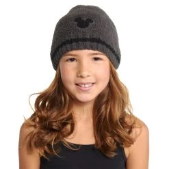 Disney Mickey Mouse Beanie For Kids By Barefoot Dreams – Carbon