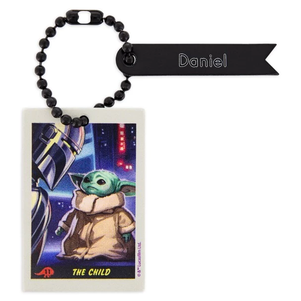 Disney Star Wars: The Mandalorian And The Child Tag By Leather Treaty – Personalized 4 Disney Star Wars: The Mandalorian And The Child Tag By Leather Treaty – Personalized - Image 2