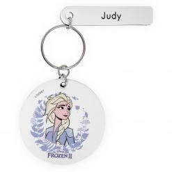 Disney Elsa Keychain By Leather Treaty – Frozen 2 – Personalized