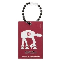 AT-AT Family Vacation Bag Tag By Leather Treaty – Disneyland – Customized